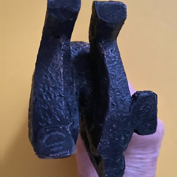 Collection Piece Friendship Loving Arms #33002 Sculpture Hand Made Cubist Metal - Picture 6 of 8